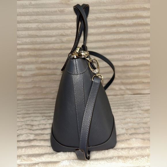 Henri Bendel Charcoal Satchel Bag - Picture 8 of 13